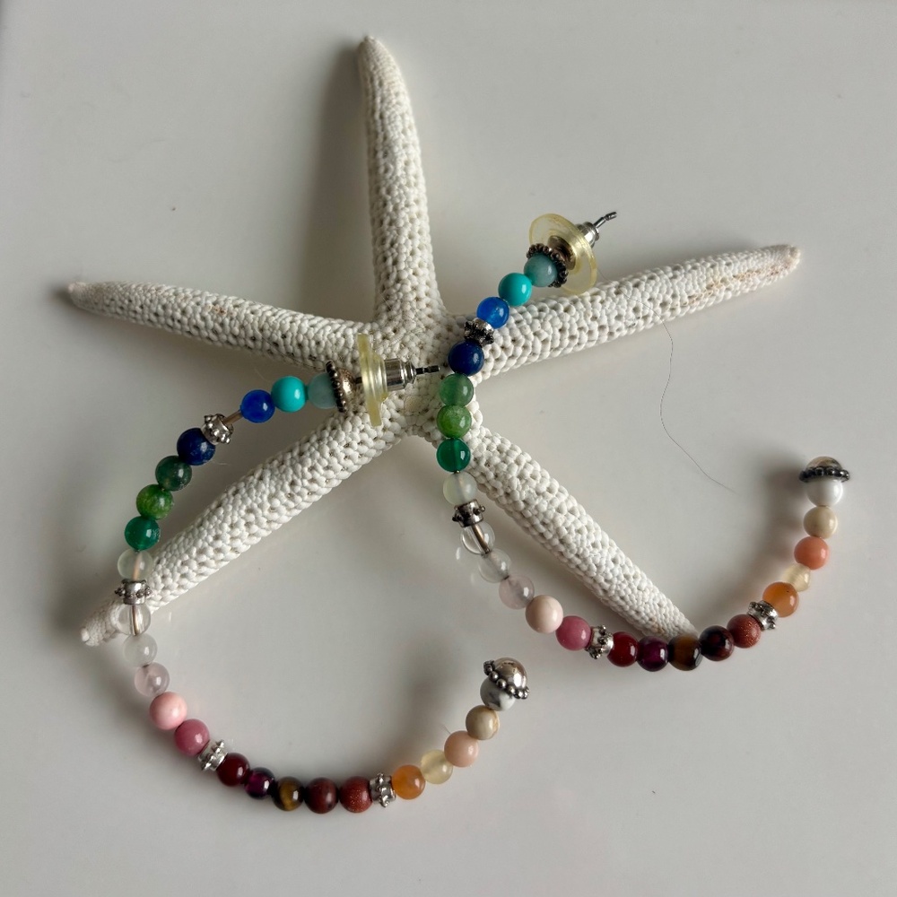 Hoop Bead Earrings